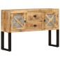 vidaXL Sideboard 110x30x74 cm Raues Mangoholz vidaXL Sideboard 110x30x74 cm Raues Mangoholz