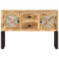 vidaXL Sideboard 110x30x74 cm Raues Mangoholz vidaXL Sideboard 110x30x74 cm Raues Mangoholz