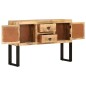 vidaXL Sideboard 110x30x74 cm Raues Mangoholz vidaXL Sideboard 110x30x74 cm Raues Mangoholz