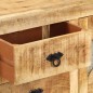 vidaXL Sideboard 110x30x74 cm Raues Mangoholz vidaXL Sideboard 110x30x74 cm Raues Mangoholz