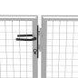 vidaXL Gartentor Verzinkter Stahl 415 x 150 cm Silbern vidaXL Gartentor Verzinkter Stahl 415 x 150 cm Silbern