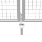 vidaXL Gartentor Verzinkter Stahl 415 x 150 cm Silbern vidaXL Gartentor Verzinkter Stahl 415 x 150 cm Silbern