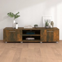 vidaXL TV-Schrank Räuchereiche 140x40x35 cm Holzwerkstoff
