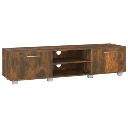 vidaXL TV-Schrank Räuchereiche 140x40x35 cm Holzwerkstoff