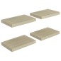 vidaXL Schwebende Wandregale 4 Stk. Eichefarben 40x23x3,8cm MDF vidaXL Schwebende Wandregale 4 Stk. Eichefarben 40x23x3,8cm MDF