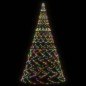 vidaXL LED-Weihnachtsbaum für Fahnenmast Mehrfarbig 3000 LEDs 800 cm vidaXL LED-Weihnachtsbaum für Fahnenmast Mehrfarbig 3000 LEDs 800 cm