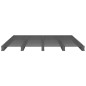 vidaXL Palettenbett Grau 200x200 cm Massivholz Kiefer vidaXL Palettenbett Grau 200x200 cm Massivholz Kiefer