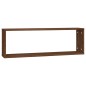 vidaXL Wandregale 2 Stk. Braun Eichen-Optik 80x15x26,5cm Holzwerkstoff vidaXL Wandregale 2 Stk. Braun Eichen-Optik 80x15x26,5cm Holzwerkstoff