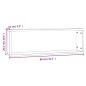 vidaXL Wandregale 2 Stk. Braun Eichen-Optik 80x15x26,5cm Holzwerkstoff vidaXL Wandregale 2 Stk. Braun Eichen-Optik 80x15x26,5cm Holzwerkstoff