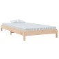 vidaXL Stapelbett 75x190 cm Massivholz Kiefer vidaXL Stapelbett 75x190 cm Massivholz Kiefer