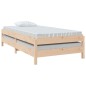 vidaXL Stapelbett 75x190 cm Massivholz Kiefer vidaXL Stapelbett 75x190 cm Massivholz Kiefer