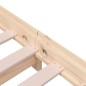 vidaXL Stapelbett 75x190 cm Massivholz Kiefer vidaXL Stapelbett 75x190 cm Massivholz Kiefer
