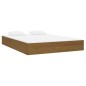 vidaXL Massivholzbett Honigbraun 120x190 cm vidaXL Massivholzbett Honigbraun 120x190 cm
