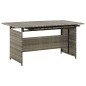 vidaXL 2-tlg. Garten-Lounge-Set mit Kissen Poly Rattan Grau vidaXL 2-tlg. Garten-Lounge-Set mit Kissen Poly Rattan Grau