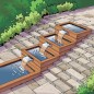 Ubbink Wasserfall-Element für Gartenteich Brisbane 30 Edelstahl Ubbink Wasserfall-Element für Gartenteich Brisbane 30 Edelstahl