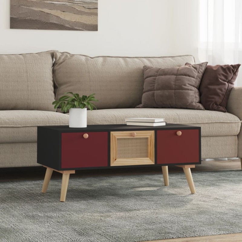 vidaXL Couchtisch mit Schubladen 80x40x35,5 cm Holzwerkstoff vidaXL Couchtisch mit Schubladen 80x40x35,5 cm Holzwerkstoff