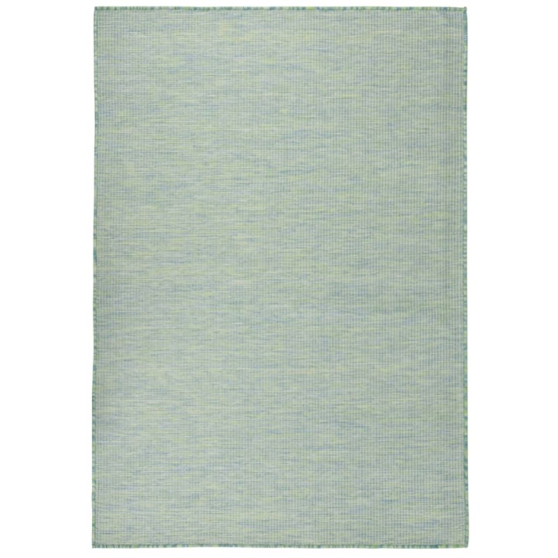 vidaXL Outdoor-Teppich Flachgewebe 160x230 cm Türkis vidaXL Outdoor-Teppich Flachgewebe 160x230 cm Türkis