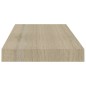 vidaXL Schwebende Wandregale 4 Stk. Eichefarben 50x23x3,8cm MDF vidaXL Schwebende Wandregale 4 Stk. Eichefarben 50x23x3,8cm MDF