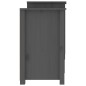 vidaXL Sideboard Grau 164x37x68 cm Massivholz Kiefer vidaXL Sideboard Grau 164x37x68 cm Massivholz Kiefer