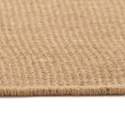 vidaXL Teppich Jute mit Latexrücken 200x300 cm