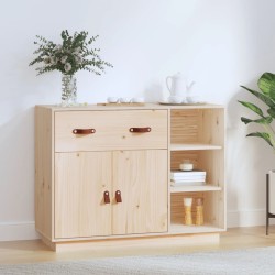vidaXL Sideboard 98,5x40x75 cm Massivholz Kiefer