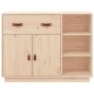 vidaXL Sideboard 98,5x40x75 cm Massivholz Kiefer vidaXL Sideboard 98,5x40x75 cm Massivholz Kiefer
