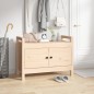 vidaXL Flurbank 80x40x60 cm Massivholz Kiefer vidaXL Flurbank 80x40x60 cm Massivholz Kiefer