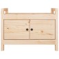 vidaXL Flurbank 80x40x60 cm Massivholz Kiefer vidaXL Flurbank 80x40x60 cm Massivholz Kiefer