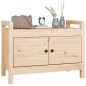 vidaXL Flurbank 80x40x60 cm Massivholz Kiefer vidaXL Flurbank 80x40x60 cm Massivholz Kiefer