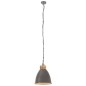 vidaXL Hängelampe Industrie-Stil Grau Eisen & Massivholz 35 cm E27 vidaXL Hängelampe Industrie-Stil Grau Eisen & Massivholz 35 cm E27