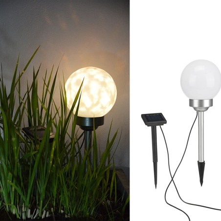 HI Solar LED Drehbare Garten-Kugelleuchte 15 cm