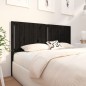 vidaXL Bett-Kopfteil Schwarz 155,5x4x100 cm Massivholz Kiefer