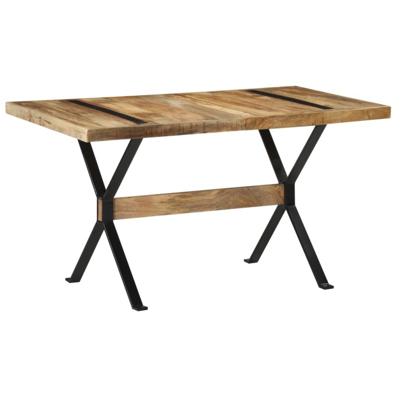 vidaXL Esstisch 140x70x76 cm Raues Mangoholz vidaXL Esstisch 140x70x76 cm Raues Mangoholz
