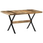 vidaXL Esstisch 140x70x76 cm Raues Mangoholz vidaXL Esstisch 140x70x76 cm Raues Mangoholz