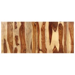 vidaXL Tischplatte 140x60x(2,5-2,7) cm Massivholz Palisander