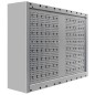 vidaXL Wand-Werkzeugschrank Industrie-Stil Metall Grau und Schwarz vidaXL Wand-Werkzeugschrank Industrie-Stil Metall Grau und Schwarz