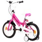 vidaXL Kinderfahrrad 14 Zoll Schwarz und Rosa vidaXL Kinderfahrrad 14 Zoll Schwarz und Rosa