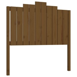 vidaXL Kopfteil Honigbraun 106x4x110 cm Massivholz Kiefer