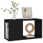 vidaXL TV-Schrank Schwarz 60x24x32 cm Holzwerkstoff vidaXL TV-Schrank Schwarz 60x24x32 cm Holzwerkstoff