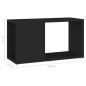 vidaXL TV-Schrank Schwarz 60x24x32 cm Holzwerkstoff vidaXL TV-Schrank Schwarz 60x24x32 cm Holzwerkstoff