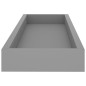 vidaXL Loggia Wandregale 4 Stk. Grau 60x15x4 cm MDF vidaXL Loggia Wandregale 4 Stk. Grau 60x15x4 cm MDF