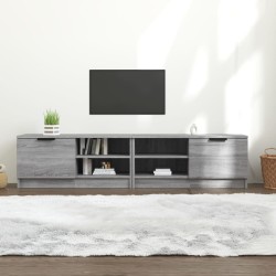 vidaXL TV-Schränke 2 Stk. Grau Sonoma 80x35x36,5 cm Holzwerkstoff