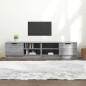 vidaXL TV-Schränke 2 Stk. Grau Sonoma 80x35x36,5 cm Holzwerkstoff vidaXL TV-Schränke 2 Stk. Grau Sonoma 80x35x36,5 cm Holzwerkstoff