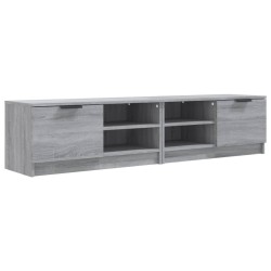vidaXL TV-Schränke 2 Stk. Grau Sonoma 80x35x36,5 cm Holzwerkstoff