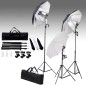 vidaXL Fotostudio-Beleuchtung Set 24 Watt mit Stativen & Schirmen vidaXL Fotostudio-Beleuchtung Set 24 Watt mit Stativen & Schirmen
