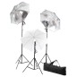 vidaXL Fotostudio-Beleuchtung Set 24 Watt mit Stativen & Schirmen vidaXL Fotostudio-Beleuchtung Set 24 Watt mit Stativen & Schirmen
