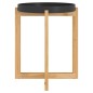 vidaXL Couchtisch Schwarz 41x41x48,5cm Holzwerkstoff Massivholz Kiefer vidaXL Couchtisch Schwarz 41x41x48,5cm Holzwerkstoff Massivholz Kiefer