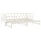vidaXL Tagesbett Ausziehbar Weiß Massivholz Kiefer 2x(90x200) cm vidaXL Tagesbett Ausziehbar Weiß Massivholz Kiefer 2x(90x200) cm