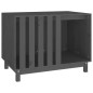 vidaXL Hundehütte Grau 90x60x67 cm Massivholz Kiefer vidaXL Hundehütte Grau 90x60x67 cm Massivholz Kiefer