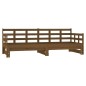 vidaXL Tagesbett Ausziehbar Honigbraun Massivholz Kiefer 2x(90x200) cm vidaXL Tagesbett Ausziehbar Honigbraun Massivholz Kiefer 2x(90x200) cm